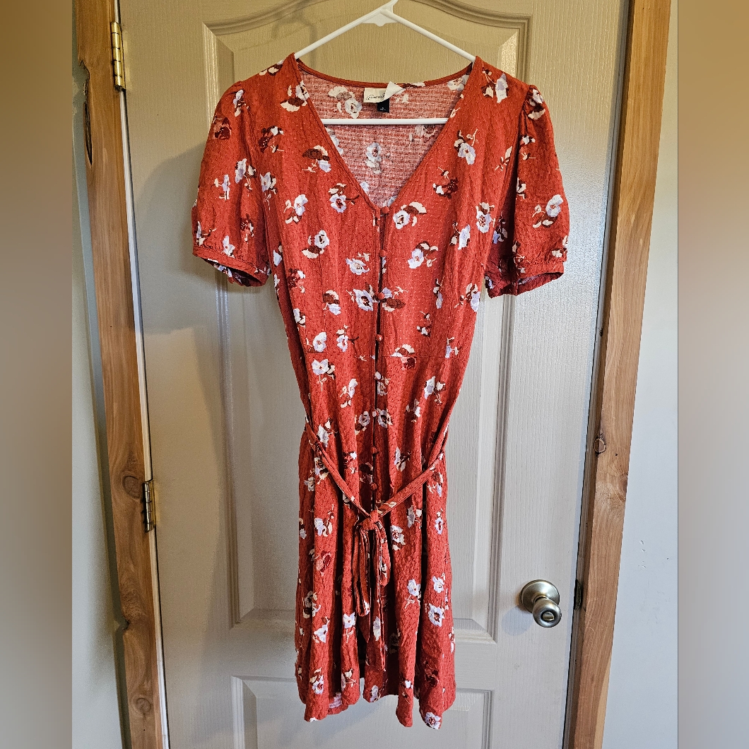 Universal Thread Goods Co Small Spring Summer Floral Button Up Dress
